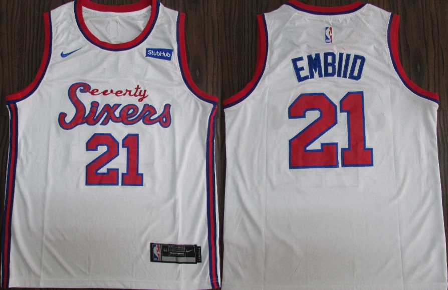 76ers 21 Joel Embiid White 2019 20 Nike Swingman Jersey,We sell and wholesale 76ers 21 Joel Embiid White 2019 20 Nike Swingman Jersey on line form chian!